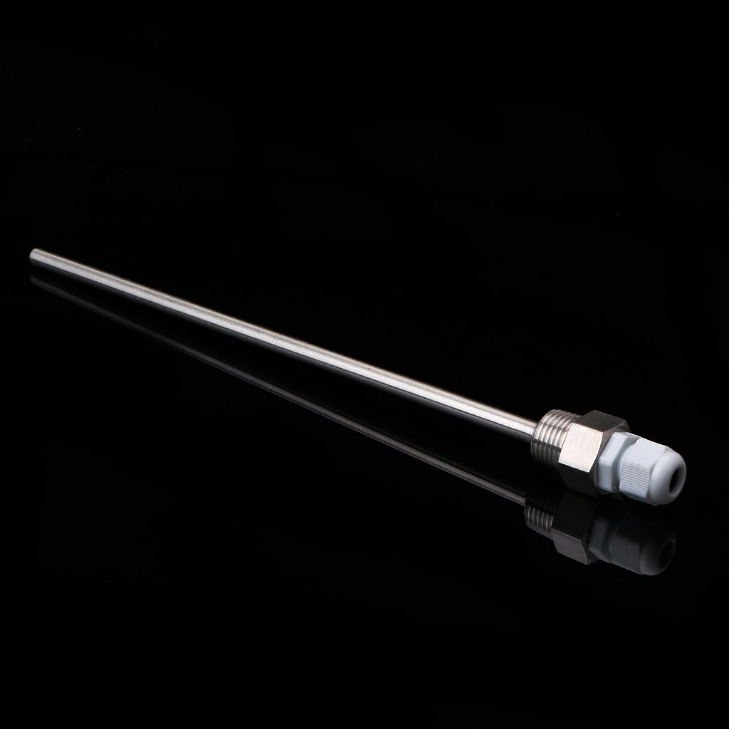 YIFEIJIAO,50-250mm Stainless Steel Thermowell 1/2" NPT Threads for Temperature Sensors-50mm