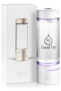 level up way - premium hydrogen water bottle generator – up to 4000 ppb – spe pem dupont us - healthy life