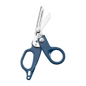 leatherman, raptor response emergency shears with ring cutter and oxygen tank wrench, made in the usa, navy