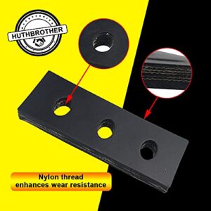 Huthbrother Snow Blower Impeller Modification Kit - 3/8" 4-Blade Universal, for Modifies 2-Stage Machine (4)