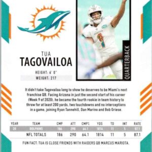 2021 Score #28 Tua Tagovailoa Miami Dolphins NM-MT NFL Football