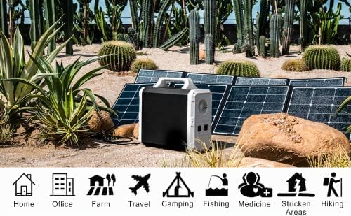 BLUETTI EB70S Portable Power Station with 200W Solar Panel, 716Wh/800W Solar Generator w/ 4 110V AC Outlets, Battery Backup for Camping Outdoor RV Power Outage Off-grid, Home Emergency
