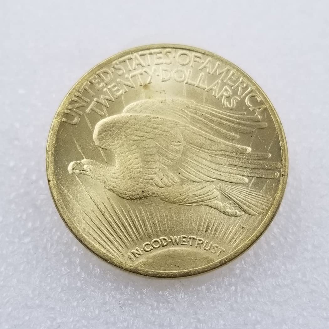 Kocreat Copy 1927-S Double Eagle Liberty Gold Coin Twenty Dollars-Replica USA Souvenir Coin Lucky Coin Morgan Dollar Collection, Silver