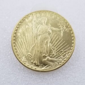 Kocreat Copy 1927-S Double Eagle Liberty Gold Coin Twenty Dollars-Replica USA Souvenir Coin Lucky Coin Morgan Dollar Collection, Silver