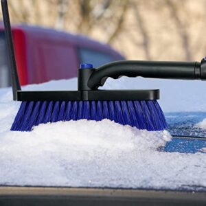 Joraky 3-in-1 Extendable 31" to 40" Car Snow Ice Scraper and Snow Brush, Snow Scraper with Brush, Extendable for Car Windshield Window Scraper, Car Snow Brush and Ice Scraper for Car, SUV, Truck.