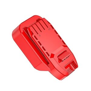 LQ-18RY Adapter Only Fits Craftsman V20 (NOT Old 20v) Cordless Tools for Dewalt 20v MAX XR Platform Lithium Batteries-Adapter Only, Red