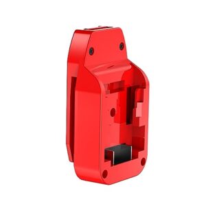 LQ-18RY Adapter Only Fits Craftsman V20 (NOT Old 20v) Cordless Tools for Dewalt 20v MAX XR Platform Lithium Batteries-Adapter Only, Red