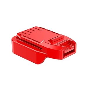 LQ-18RY Adapter Only Fits Craftsman V20 (NOT Old 20v) Cordless Tools for Dewalt 20v MAX XR Platform Lithium Batteries-Adapter Only, Red