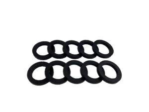 dae g-50 id 5/8 in (actual 0.62), od 7/8 in (actual 0.92) standard size union rubber washer, 10 pack