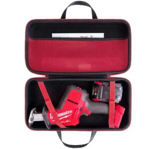 khanka hard tool case replacement for milwaukee m18 fuel cordless hackzall reciprocating saw 2719-20, case only