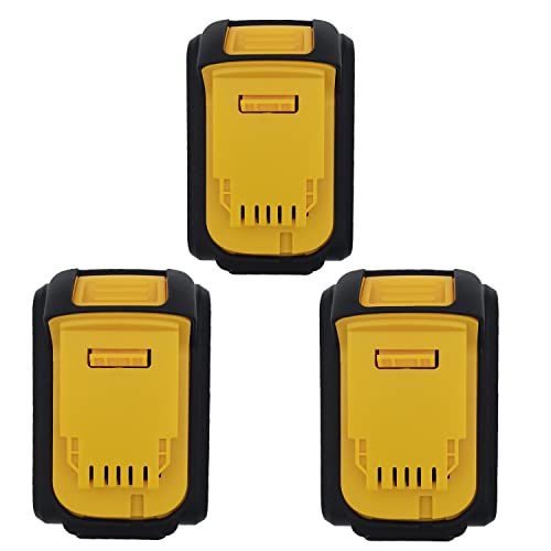 yadoker Silicone Protect case for Dewalt 20V 4.0,5.0 Battery  3PCS