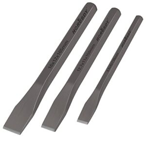 horusdy 3-piece heavy duty cold chisels set, 3/8 in, 1/2 in, 5/8 in