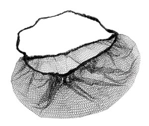qian sou dispoable beard cover protector elastic beard net 200 pack (200, black)