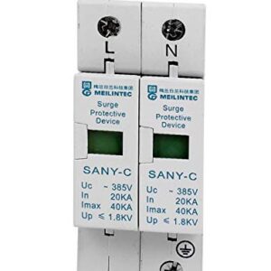 New Lon0167 AC 385V 40KA 2P lighting Power Surge Protection Device Arrester(AC 385 ν 40KA 2P Überspannungsschutz-Überspannungsschutz