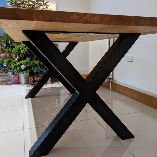 Metal Table Legs set(2pcs) I 28x28" Dinning table legs I Steel table legs I Modern iron table legs