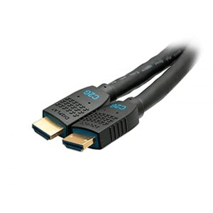 c2g 35ft ultra flexible 4k active hdmi cable gripping 4k 60hz - in-wall m/m - 35 ft hdmi a/v cable for computer, projector, monitor, blu-ray player, dvd player, audio/video device - first end: 1 x hdm
