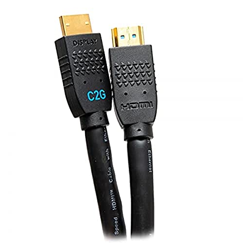 C2G 25ft Ultra Flexible 4K Active HDMI Cable Gripping 4K 60Hz - In-Wall M/M - 25 ft HDMI A/V Cable for Computer, Projector, Monitor, Blu-ray Player, DVD Player, Audio/Video Device - First End: 1 x HDM