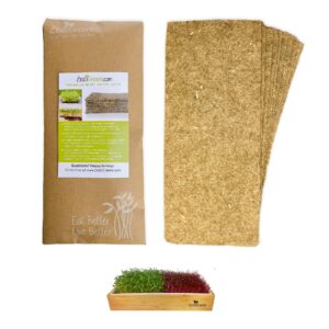 hemp mats for zestigreens microgreens & wheatgrass kit