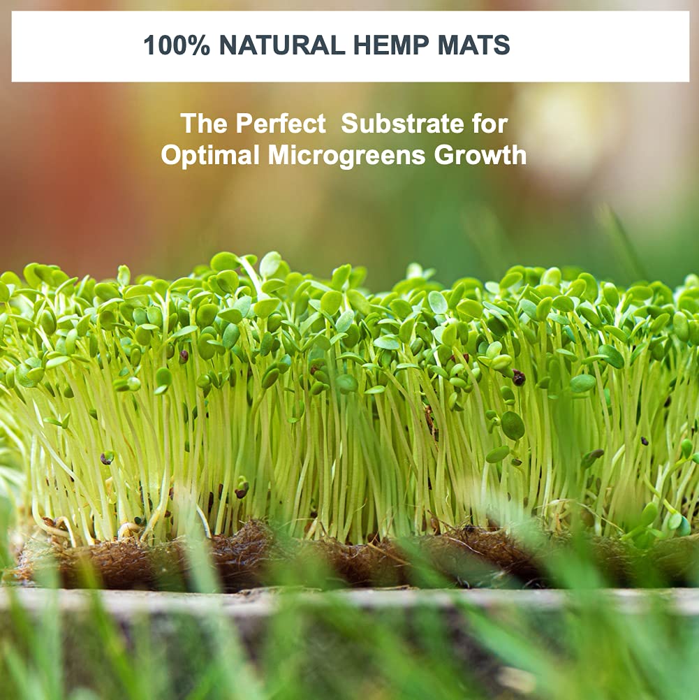 Hemp Mats for ZestiGreens Microgreens & Wheatgrass Kit