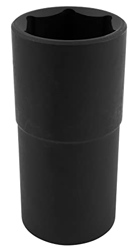 Performance Tool M776 1/2-Inch Drive 21/21.5Mm Flip Impact Socket - Heavy Duty Tool for Efficient Mechanics, Automotive and DIY Repairs