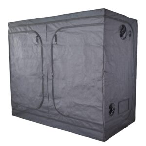 grow tents 96"x48"x78" high reflective grow tent indoor grow room for planting fruit flower veg with removable water-proof floor tray 8x4