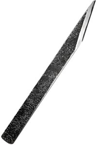ranshou kiridashi knife 18mm right hand, japanese utility woodworking knife for carving, marking, sharpening, razor sharp hand forged japanese steel blade (shirogami white paper steel), made in japan