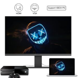 KOORUI 22 Inch Computer Monitor, FHD 1080P Desktop Display, 75HZ Ultra Thin Bezel/Eye Care/Ergonomic Tilt, HDMI VGA Ports LED Monitor for PC, VESA Mounting