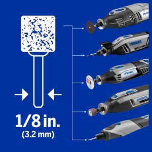 Dremel EZ726-01 EZ Lock Sanding & Polishing Rotary Accessories Kit, 8-Piece Assorted Set - Ideal for for Light Sanding, Detail Cleaning, or Polishing Materials