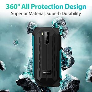 Ulefone Armor X9 Rugged Phone, 5.5 inch Screen, Android 11, 3GB + 32GB Octa-core, 13MP + 2MP Dual Rear Cameras, Waterproof, Military Grade Smartphone, Face ID, NFC, OTG, WiFi -Green