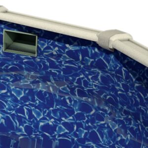 Smartline Sunlight 8-Foot Round Liner | 48-to-52-Inch Wall Height | Overlap Style | 25 Gauge | Designed for Steel Sided Above-Ground Swimming Pools