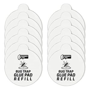 exterminator's choice - indoor glue pad refills - works with most indoor mosquito lamps - extra sticky - traps mosquitos and other bugs - pack of 16