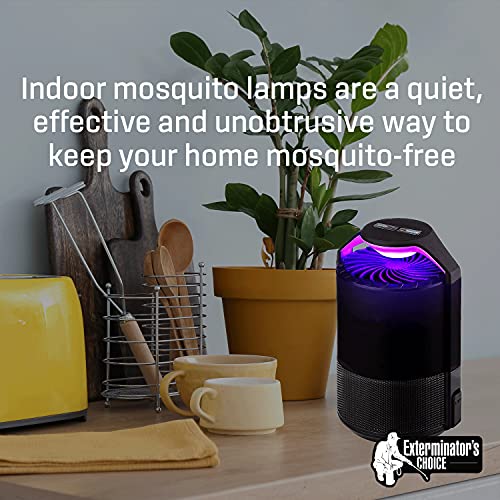 Exterminator's Choice - Indoor Glue Pad Refills - Works with Most Indoor Mosquito Lamps - Extra Sticky - Traps Mosquitos and Other Bugs - Pack of 16