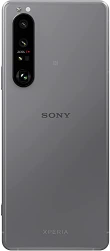 Sony Xperia 1 III XQ-BC72 5G Dual 256GB 12GB RAM Factory Unlocked (GSM Only | No CDMA - not Compatible with Verizon/Sprint) International Version - Frosted Gray