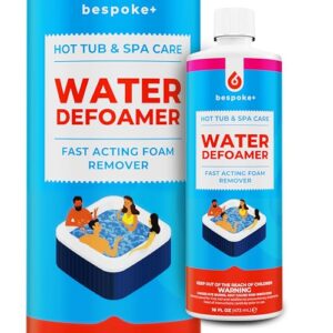 spa defoamer for hot tub & hot tub foam eliminator, spa anti foam for hot tub owners to keep spa foam down & get foam out, hottub foam reducer & spa bubble remover (1- pint)