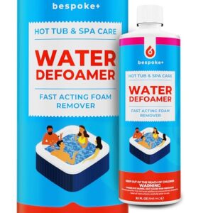 spa defoamer for hot tub & hot tub foam eliminator, spa anti foam for hot tub owners to keep spa foam down & get foam out, hottub foam reducer & spa bubble remover (1- quart)