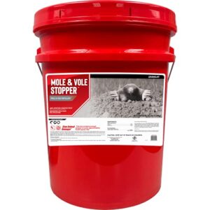 messinas mv-g-025-cs mole & vole stopper granular 25 lb bulk repellent