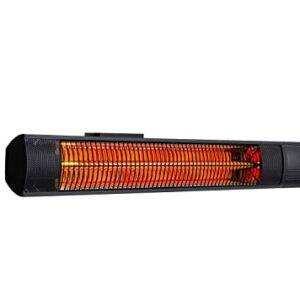 Newair Outdoor Electric Infrared Wall Patio Space Heater, 1500 Watts, Rose Gold Radiant Tube Heating, Remote Control, 2 Wall Mounts, Mounting Hardware for Outdoor Spaces, Patios, Porches and More