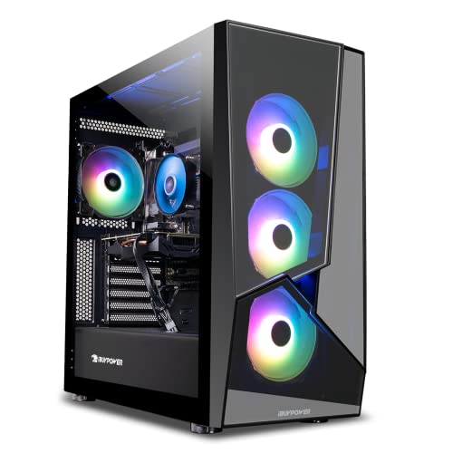 iBUYPOWER Pro Gaming PC Computer Desktop SlateMR 215a (AMD Ryzen 5 5600G 3.9 GHz,AMD Radeon RX 6600XT 8GB, 16GB DDR4, 480 GB SSD, WiFi Ready, Windows 11 Home)