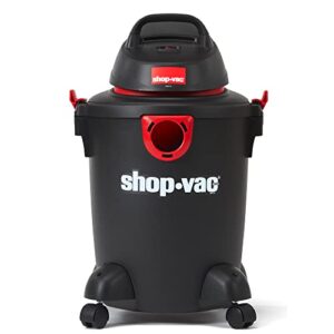 shop-vac 5985005 diy and workshop series wet dry vac, 6 gallon, 1-1/4 inch x 7 foot hose, 65 cfm, (1-pack),black