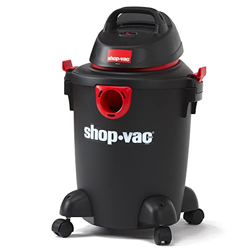 Shop-Vac 5985005 DIY and Workshop Series Wet Dry Vac, 6 Gallon, 1-1/4 Inch x 7 Foot Hose, 65 CFM, (1-Pack),Black