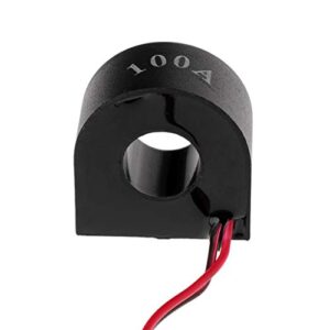 YIFEIJIAO,Digital Voltmeter Ammeter 22mm Round AC 50-500V 0-100A Voltage Volt Amp Monitor-Green