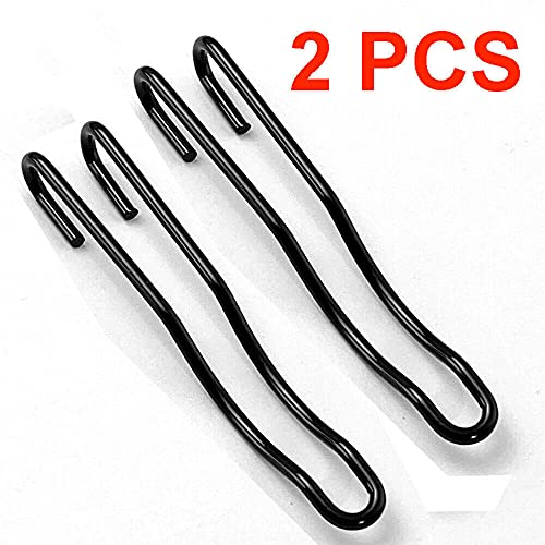 2PCS Black Deep Carry Wire Pocket Clip For Spyderco NEW US