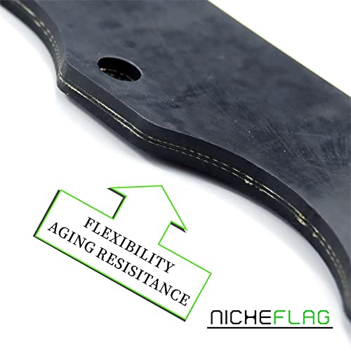 NICHEFLAG 99-9313 Snow Blower Paddles with 95-6151 Toro Belt Replaces Toro 99-9313 Kit, Toro 99-9313 Toro, Toro Part 99-9313, Toro 99 9313 Kit, Toro Blade Rotor 99-9313