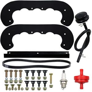 posflag 99-9313 snow blower paddles with 55-8760 scraper blade 55-9300 drive belt and hardware kit for toro ccr2000, ccr2400, ccr2400r, ccr2400e, ccr2500, ccr2500r, ccr3000r, ccr3000e snowthrowers