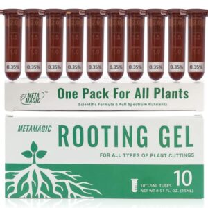 metamagic rooting hormone gel for cuttings must have plant fertilizer for cloning rapid root grow branching general purpose hydroponic nutrients and supplies – no-mess single packet tube 15ml