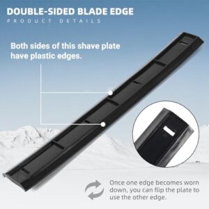 AR-PRO (2-Pack) Exact Replacement 731-08171 Snow Thrower Shave Plate - Scraper Plate for MTD, Troy-Bilt, Yard Machine, and More - Double-Sided Blade Edge - Improve Snow Removal Results