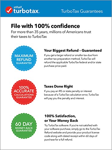 [Old Version] Intuit TurboTax Deluxe 2021, Federal and State Tax Return [PC Download]