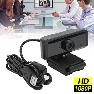 Computer Webcam 1920x1080P with Flexible Base Cover for Video Call Conference