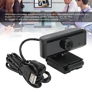 Computer Webcam 1920x1080P with Flexible Base Cover for Video Call Conference