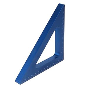 Metal Square, Rafter Square Ruler 45 Degree Aluminum Alloy Angle Ruler Metal Square Ruler for Measurement and Decoration Industry